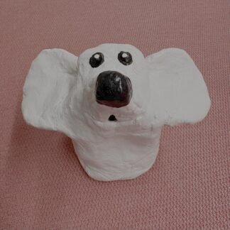 Little White Ceramic Mouse
